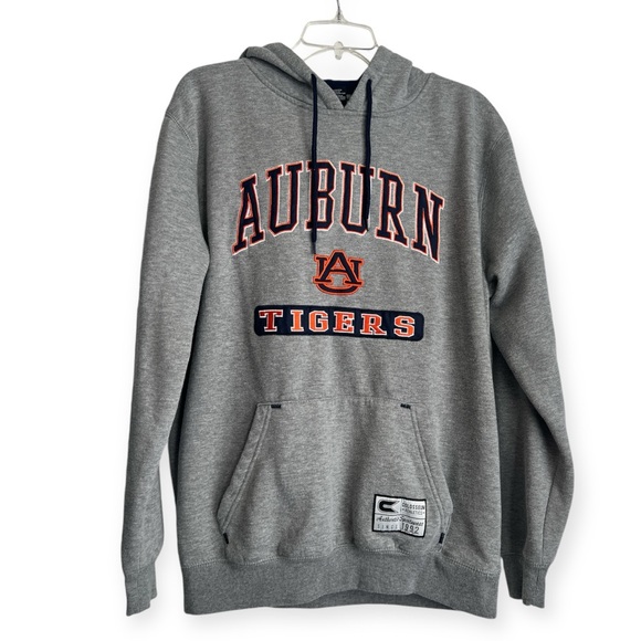 Colosseum Auburn Tigers Gray Large Men’s Hoodie - Picture 1 of 7